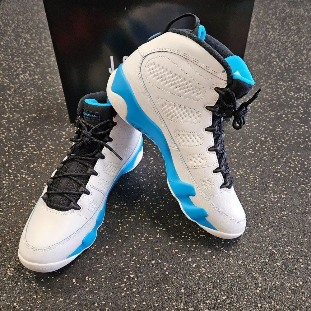 Air Jordan 9 Retro Powder Blue 2024 FQ8992-101 Mens Size 12 - Picture 4 of 7